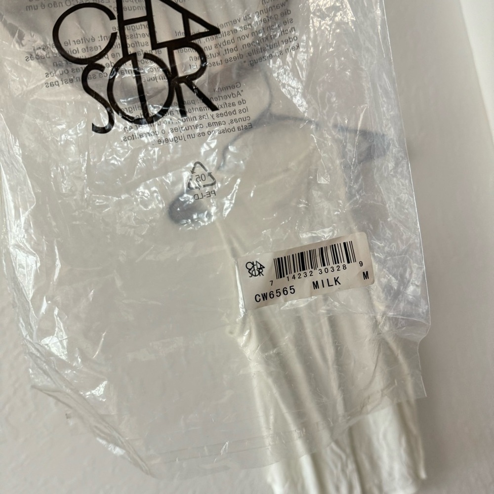 Chaser Textured White Milk Medium Swing Open Back Tank medium - Picture 7 of 7